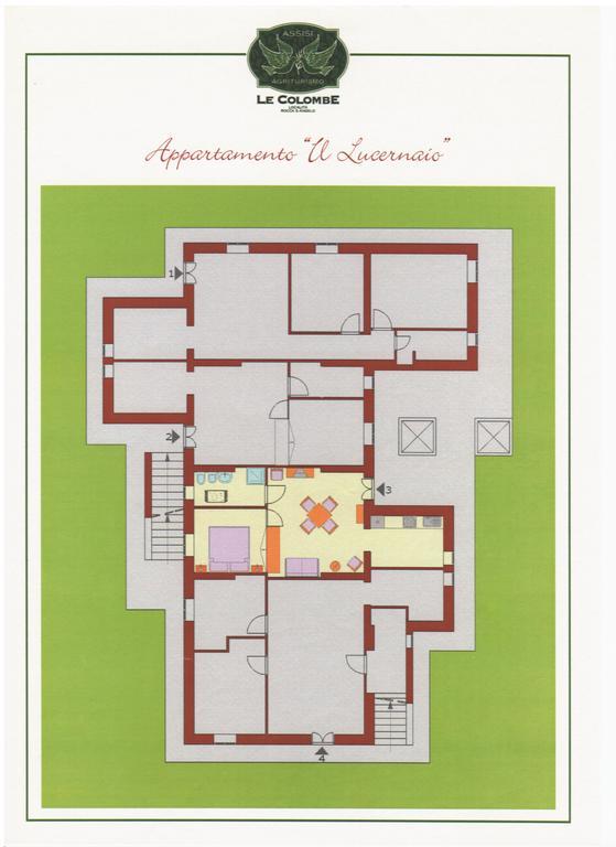 Agriturismo Le Colombe 阿西西 客房 照片